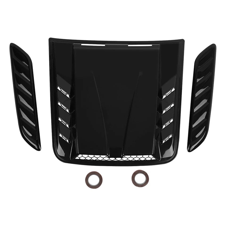For Mazda 3 2 Car Front Air Flow Scoop Hood Intake Vent Bonnet Cover Trim Decor