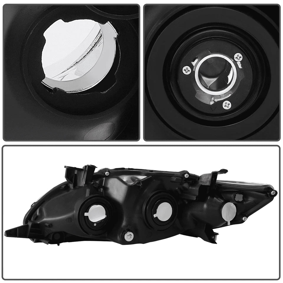 Left & Right Headlights For 2011 2012 2013 Toyota Corolla Headlamps Replacement
