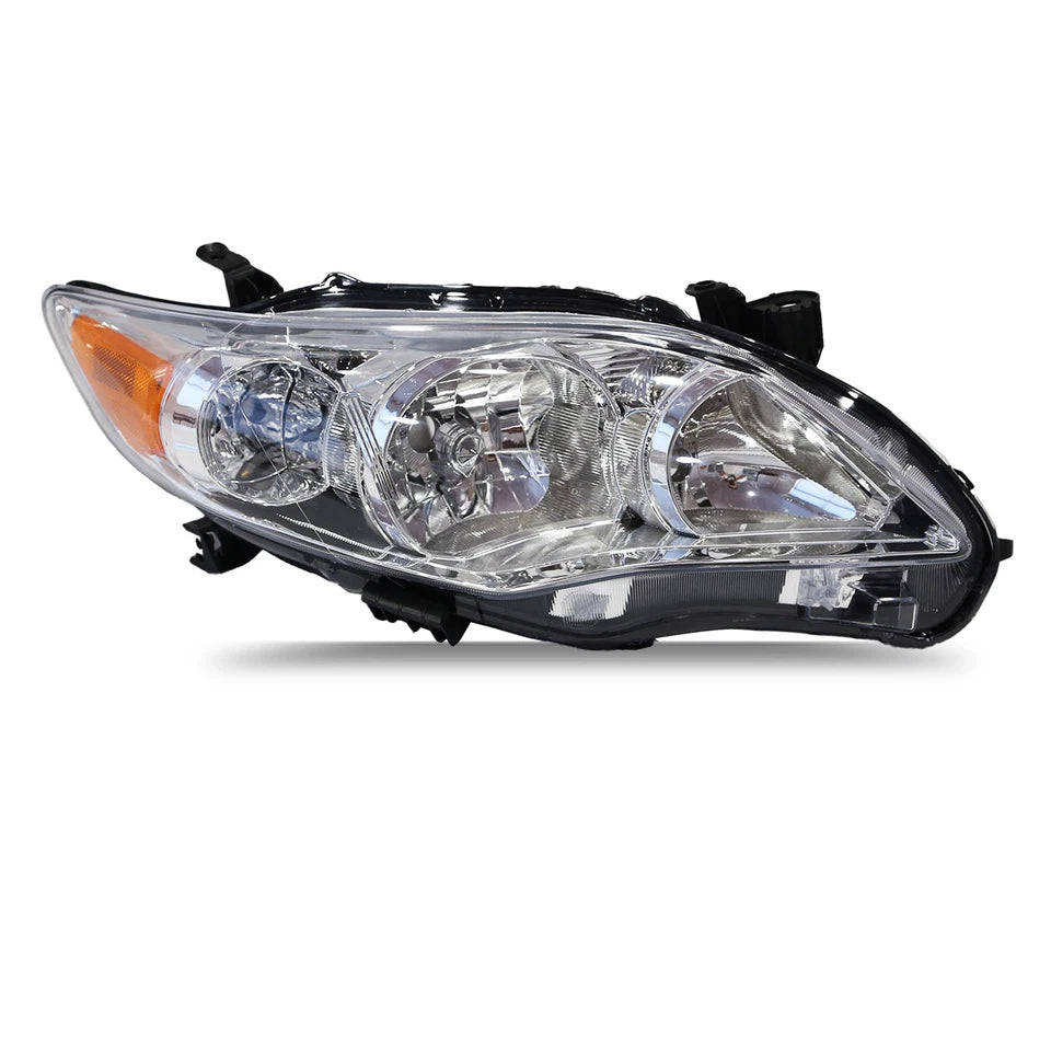 Left & Right Headlights For 2011 2012 2013 Toyota Corolla Headlamps Replacement