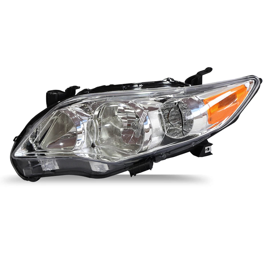 Left & Right Headlights For 2011 2012 2013 Toyota Corolla Headlamps Replacement