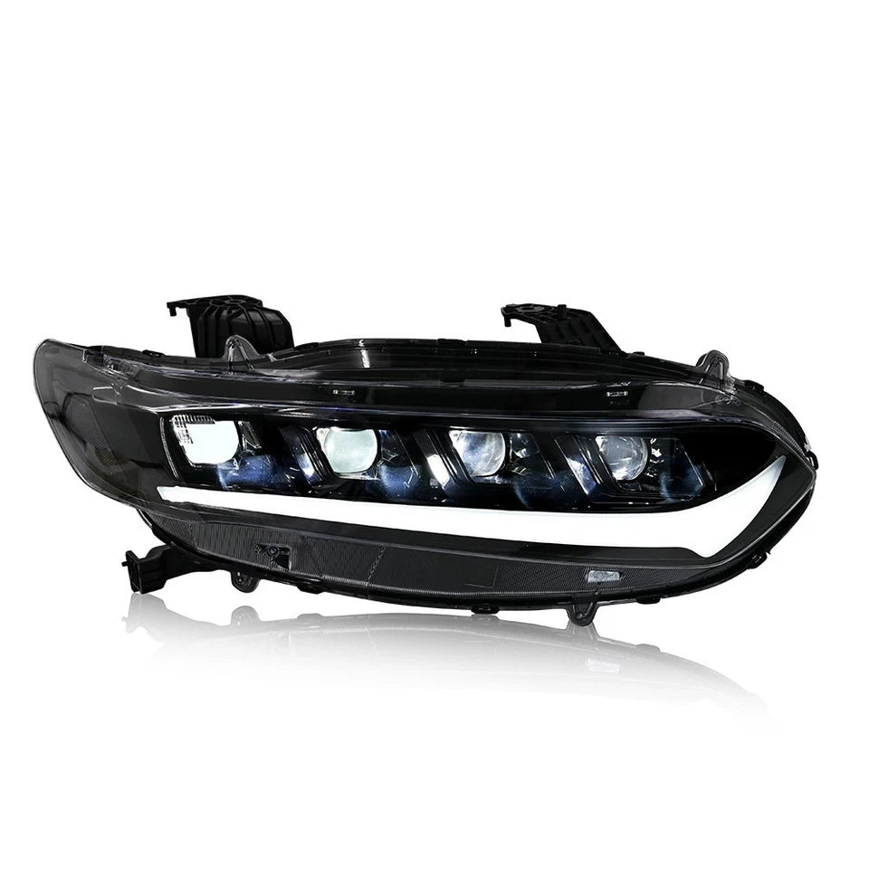 For 2018-2022 Honda Accord Sedan LED DRL Headlights Headlamps Sequential Pair