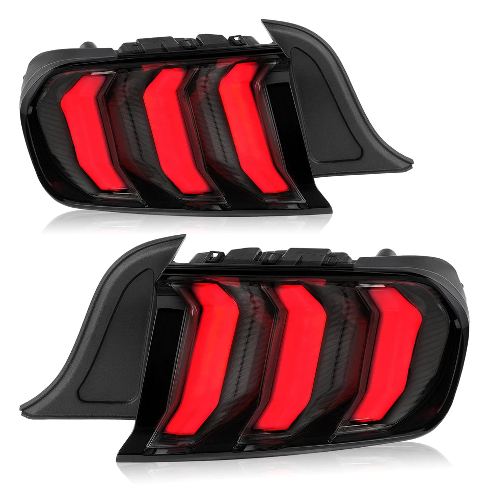 For 2015-2022 2023 Ford Mustang LED Tail Lights Brake Lamp w/ Sequential Signals