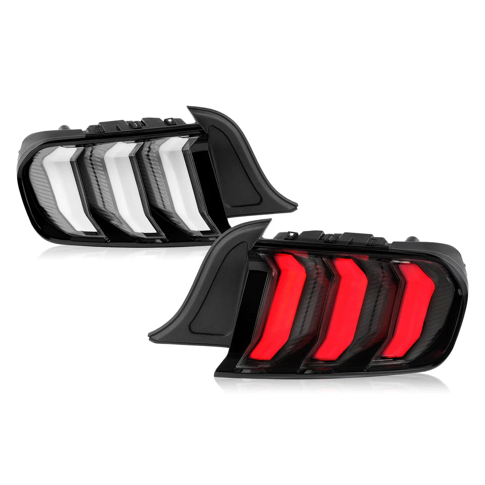 For 2015-2022 2023 Ford Mustang LED Tail Lights Brake Lamp w/ Sequential Signals