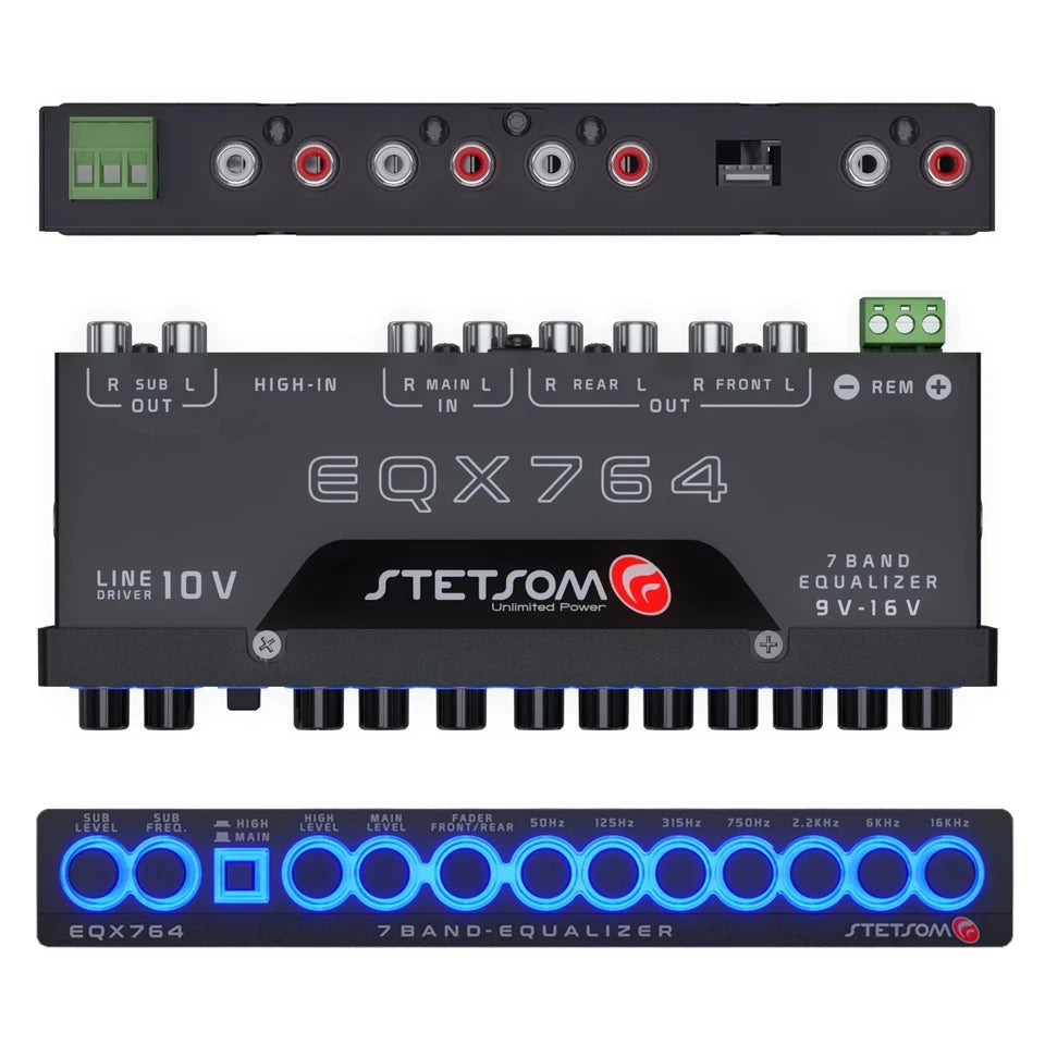 Stetsom EQX764 - 7 Band EQ Equalizer + Same Day Shipping from USA!