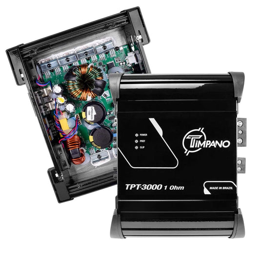 Timpano 3000 Watts Car Audio Amplifier Full Range TPT-3000 1 Ohm 3K