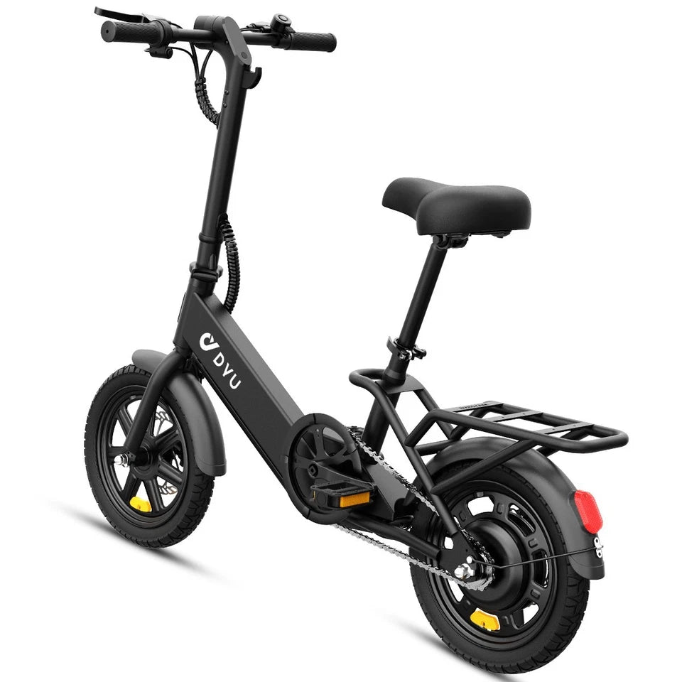 DYU 14" Folding Electric Bike for Adults Teens, 350W 36V/7.8AH, Commuter City