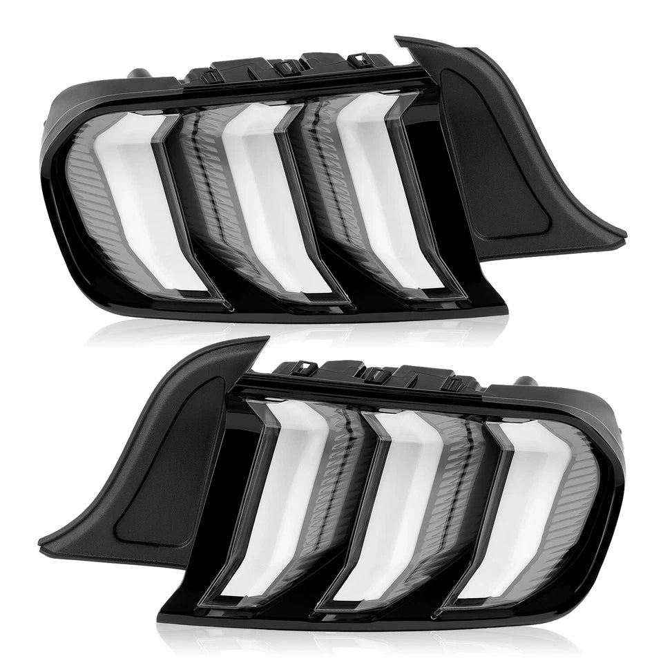 For 2015-2022 2023 Ford Mustang LED Tail Lights Brake Lamp w/ Sequential Signals