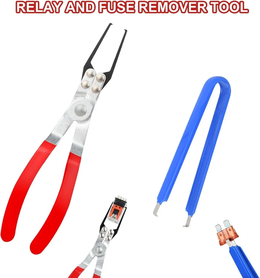 Relay Puller Pliers and Fuse Puller Pliers, Fuse Puller Tool for Car, Automotive