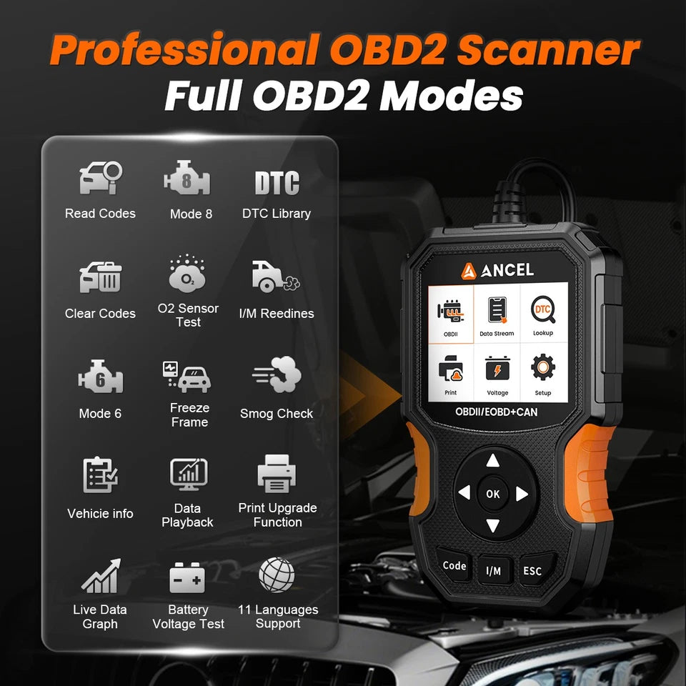 Universal OBD2 Scanner Code Reader Car Diagnostic Scan Tool Check Engine Fault