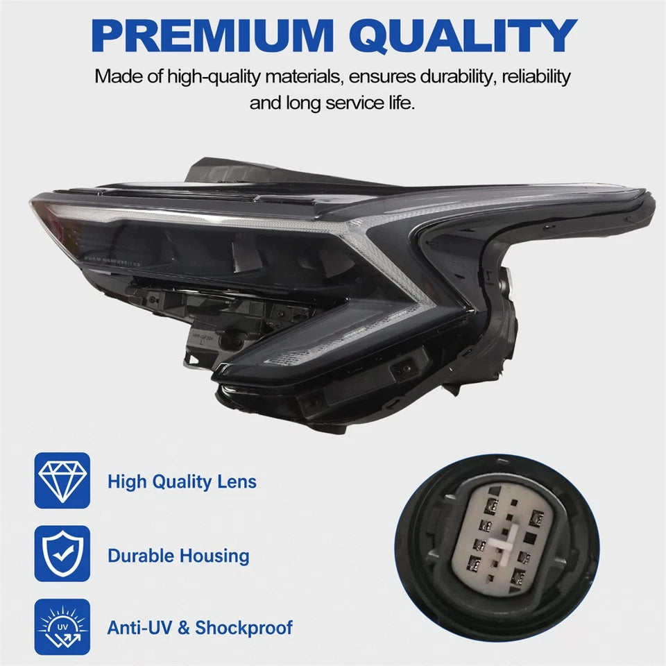 New LED Headlight Assembly For 2025-2026 Kia K5 EX LXS GT Left Driver Side LH