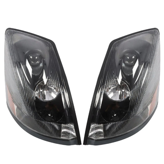 Halogen-Scheinwerfer-Set Paar Für Volvo VNL 2004-2017 Sattelzug Schwarz Projektor