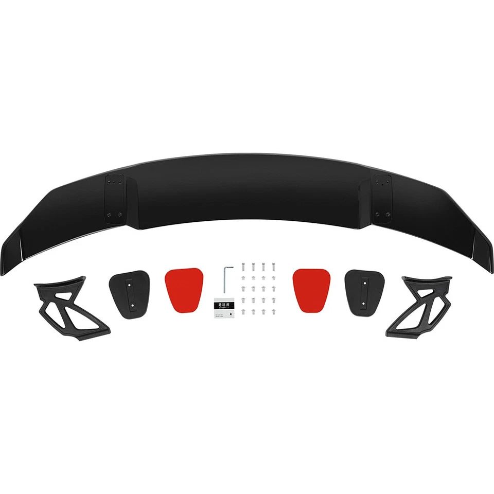 55"x8" Glossy Black GT STYLE Rear Trunk Wing Spoiler For Honda Civic Coupe 06-11