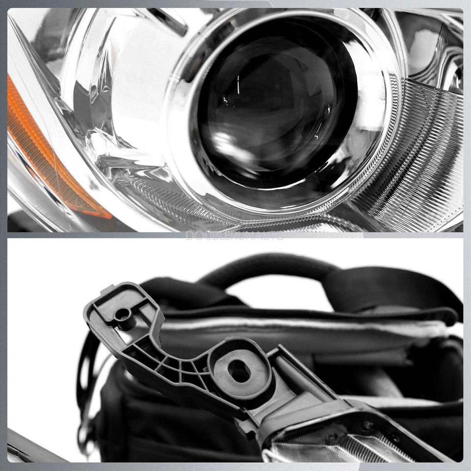 Halogen Headlight Headlamp Chrome Fit For Nissan Altima 2016-2018 LH & RH