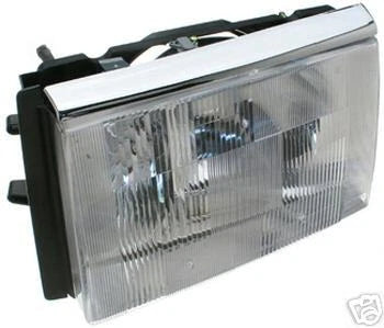 HEADLIGHT LAMP assembly PAIR SET LEFT & RIGHT NEW VOLVO 240 1372107 1372106