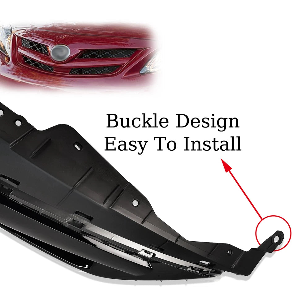 For 2011 2012 2013 Toyota Corolla Front Upper & Lower Bumper Grille Assembly Set