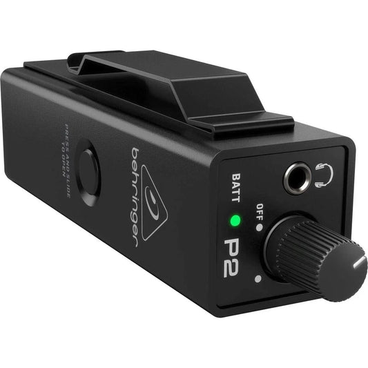 Behringer Powerplay P2 Ultra-Compact Personal In-Ear Monitor Amplifier Black NEW