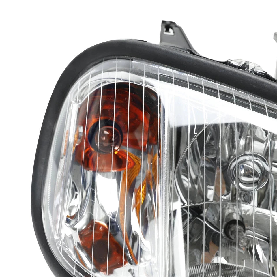 For Freightliner Columbia 2004-17 Chrome Headlights Driver&Passenger W/ Bulb