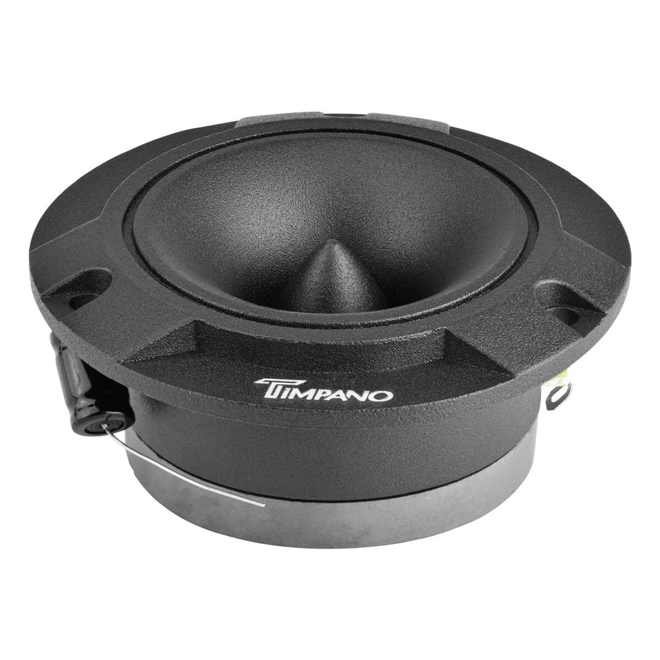 (2) 3.85" SUPER TWEETER TIMPANO 300W TPT-ST2 BLACK BULLET 4 OHM PRO AUDIO PAIR