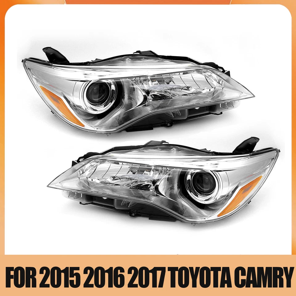 For 2015 2016 2017 Toyota Camry LE SE XLE XSE Projector Headlamps Headlights