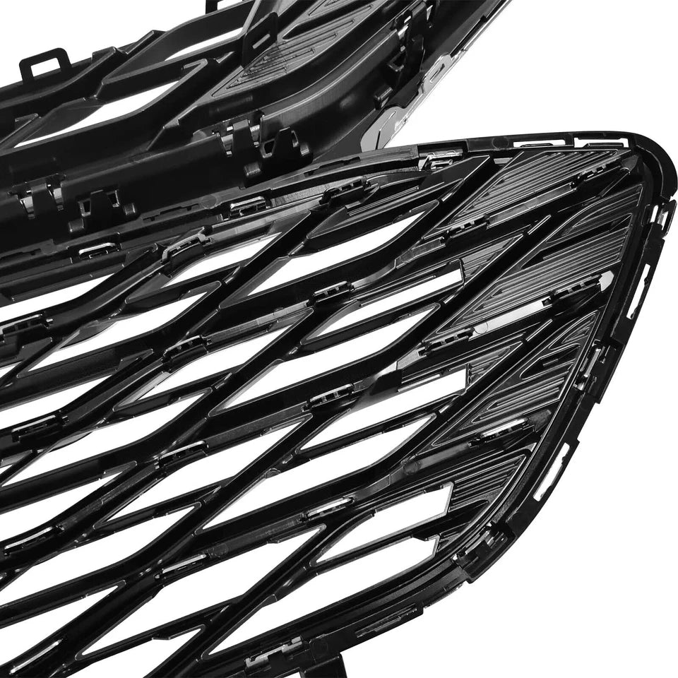 For Chevrolet Chevy Malibu 2019-2025 Front Upper&Lower Grille W/Chrome Trim 3PCS