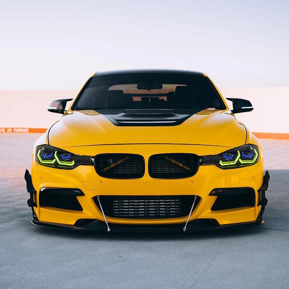RGB LED Headlight For 2012-2015 BMW F30 3-Series Front Lamps Sequential Signal