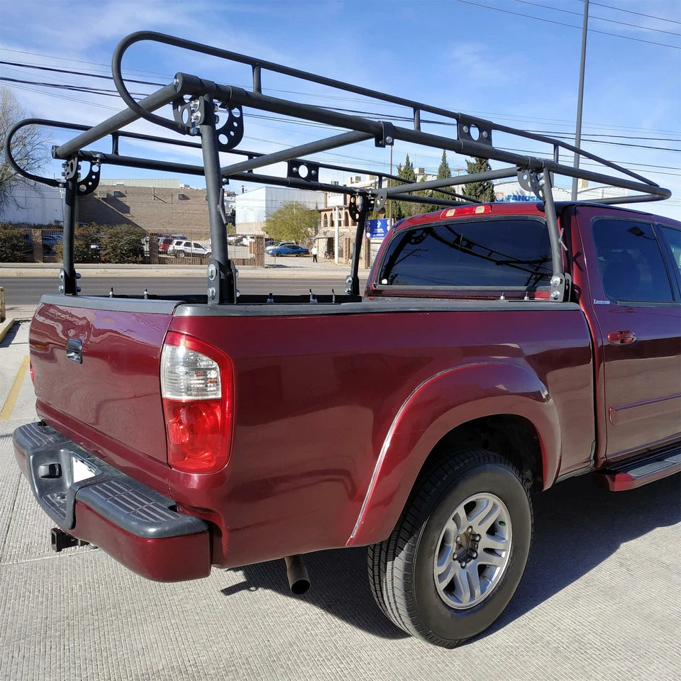 1000 LBS Adjustable 58"-69" Universal Truck Bed Ladder Rack Lumber Utility Kayak