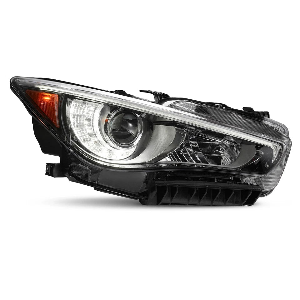 Full LED Headlight For 2018 2019 2020 Infiniti Q50 w/o AFS Right Passenger Side