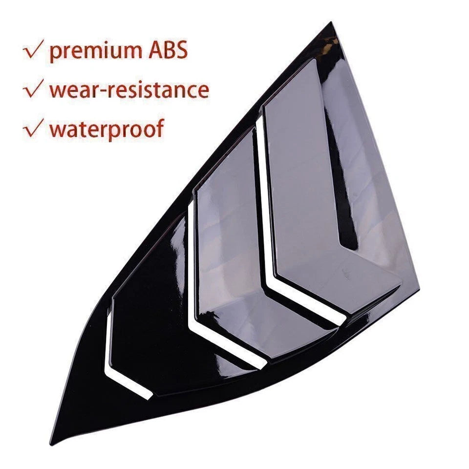 For 2018-2021 Honda Accord Side Window Louvers Cover Glossy Car Auto Accessories