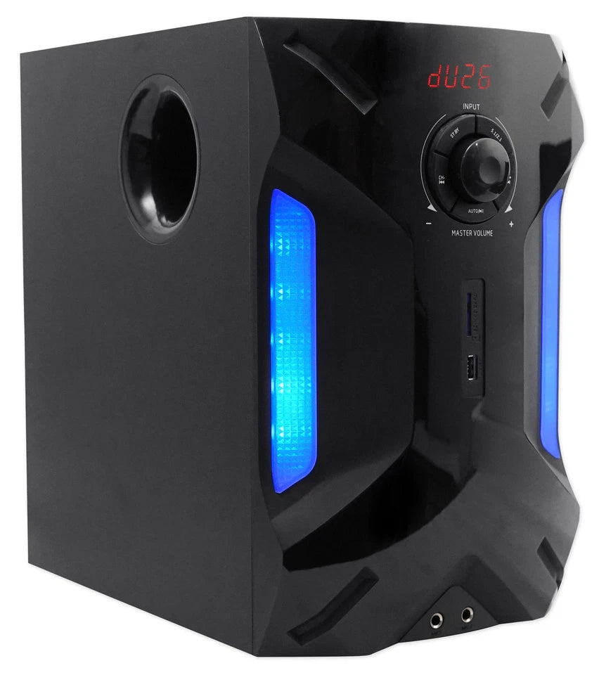 Rockville HTS56 1000w 5.1 Channel Home Theater System/Bluetooth/USB+8" Subwoofer