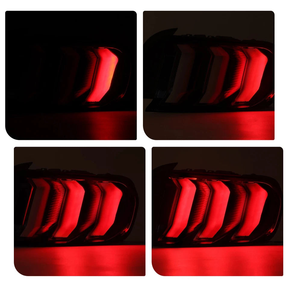 For 2015-2022 2023 Ford Mustang LED Tail Lights Brake Lamp w/ Sequential Signals