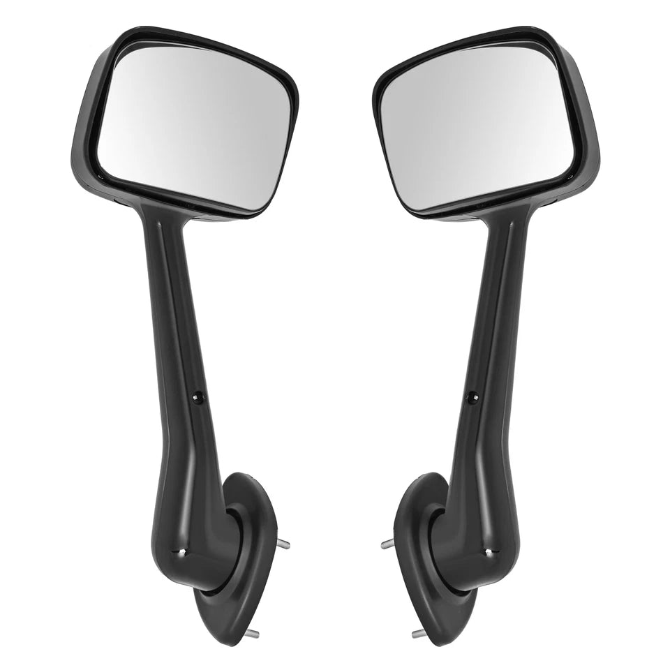 Pair Black Hood Mirrors For Freightliner Cascadia Truck 2008-2017 Left&Right New