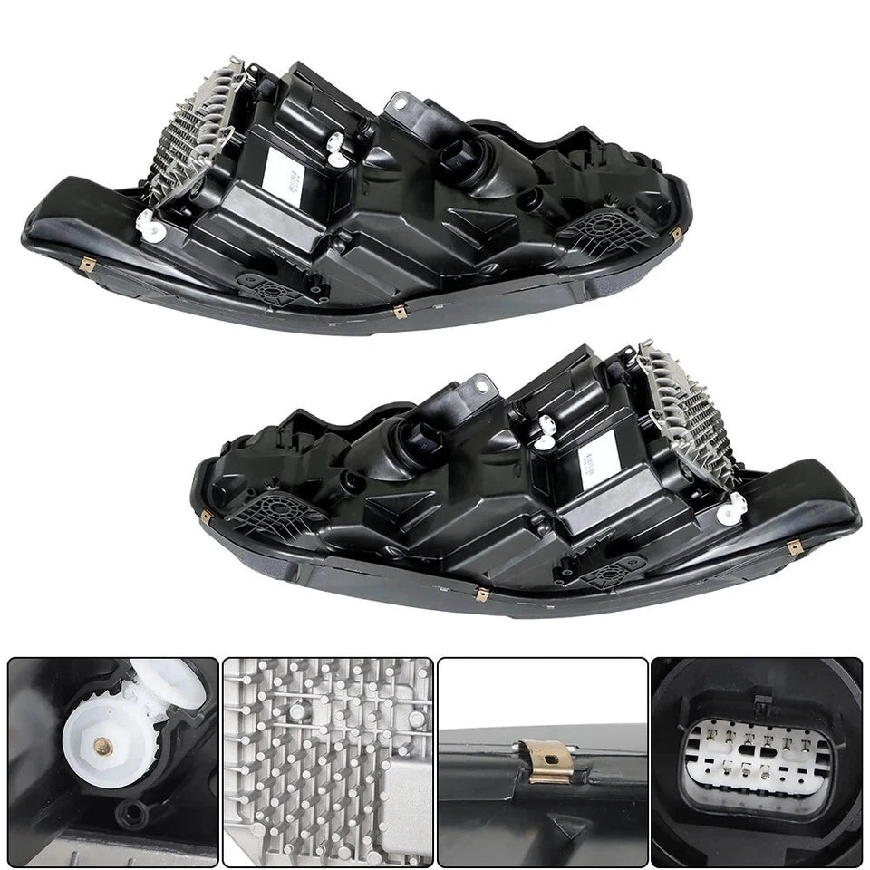 For 2019-2023 Jeep Cherokee Full LED Headlights w/Bulb w/Module Left&Right Pair