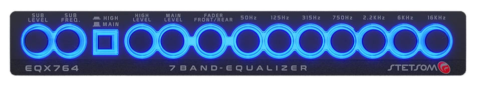 Stetsom EQX764 - 7 Band EQ Equalizer + Same Day Shipping from USA!