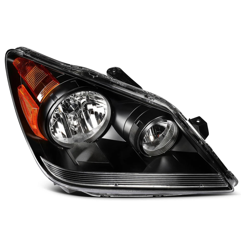 For 2005-2010 Honda Odyssey Headlights Headlamps 05-10 Black Housing Left+Right