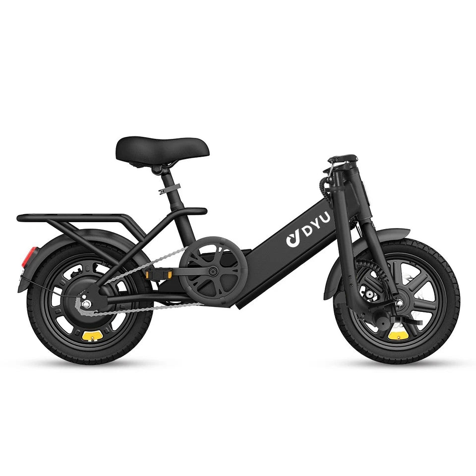 DYU 14" Folding Electric Bike for Adults Teens, 350W 36V/7.8AH, Commuter City