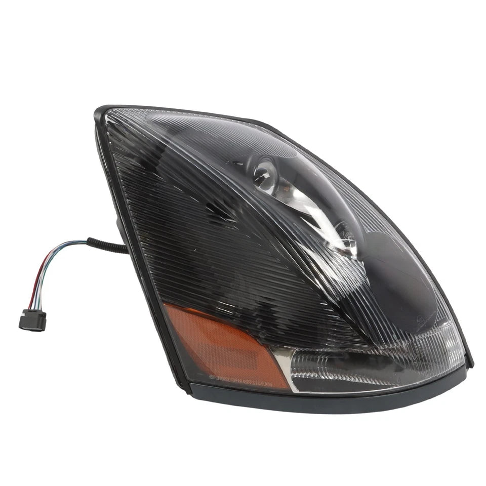 Halogen Headlight Set Pair For Volvo VNL 2004-2017 Semi Truck Black Projector