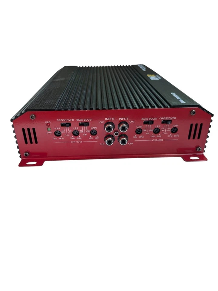 DM22 DM-3000.4D 4-Channel Car Audio Amplifier 3000W Max Range Amp New