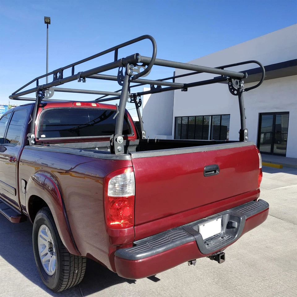 1000 LBS Adjustable 58"-69" Universal Truck Bed Ladder Rack Lumber Utility Kayak