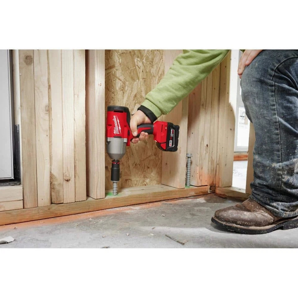 Milwaukee M18 18V Lithium-Ion Brushless 1/2 in. Torque Impact Wrench w/ Ring