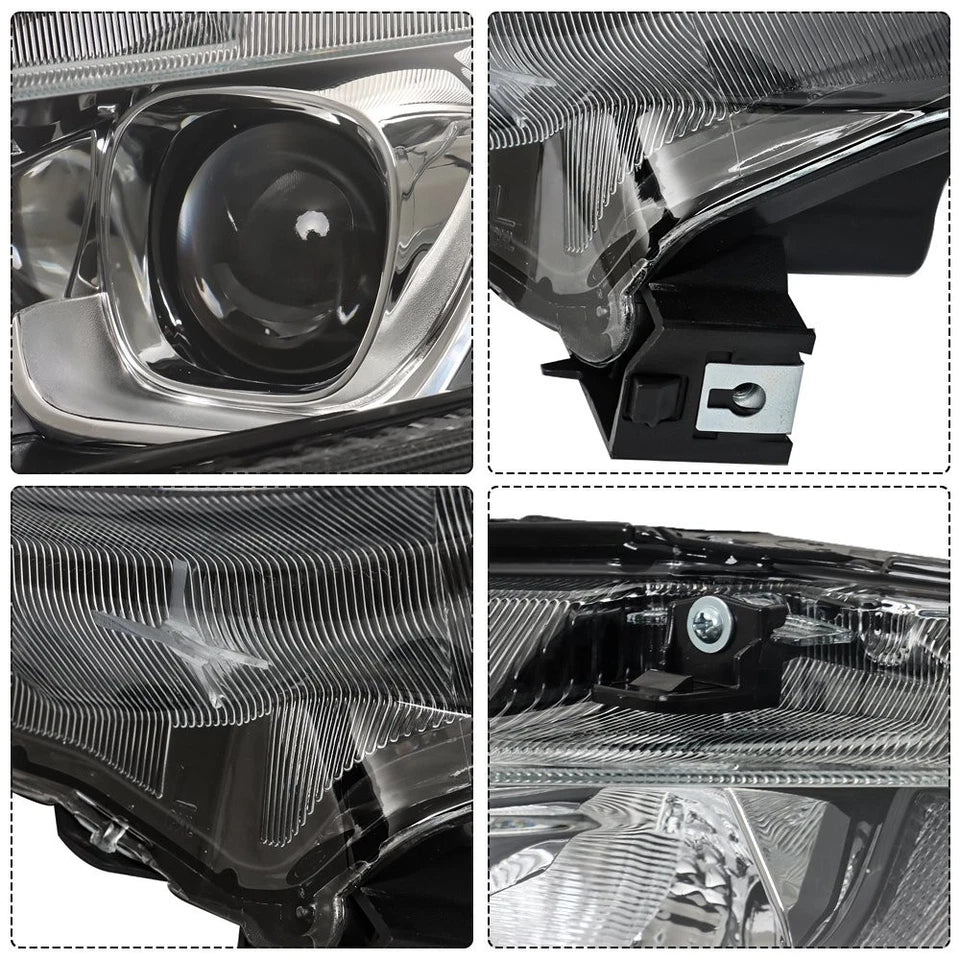 For Honda Civic 2016-2019 2020 Halogen w/DRL Headlights Headlamp Left+Right Side