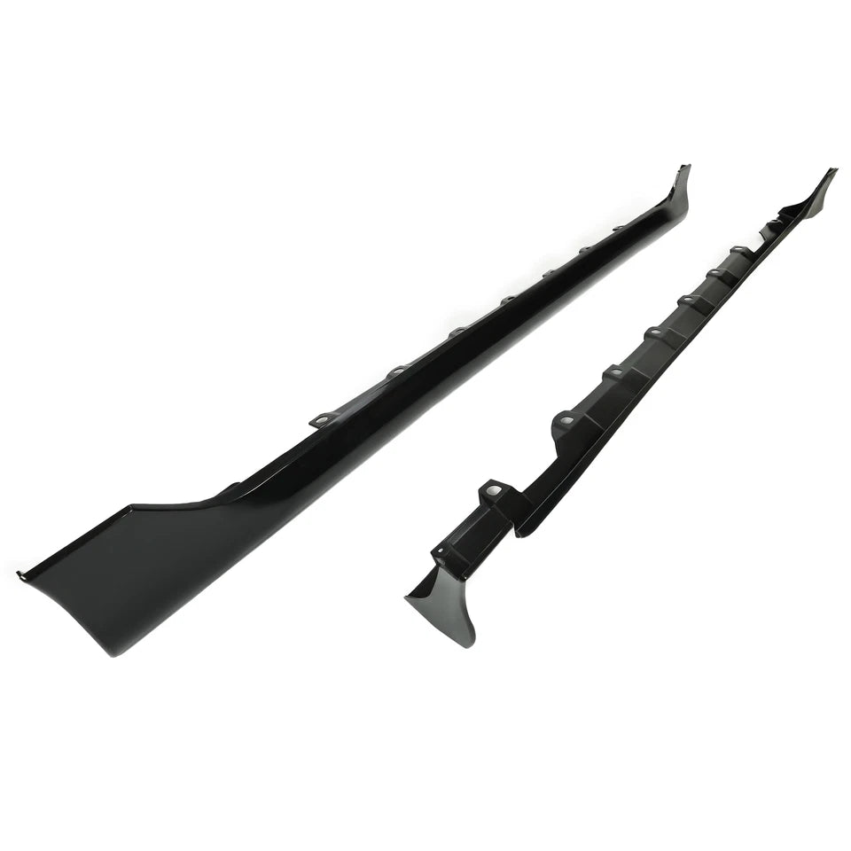 Add-on ABS Side Skirts Body Kit For Toyota Corolla 2003-2008 US Spec Black