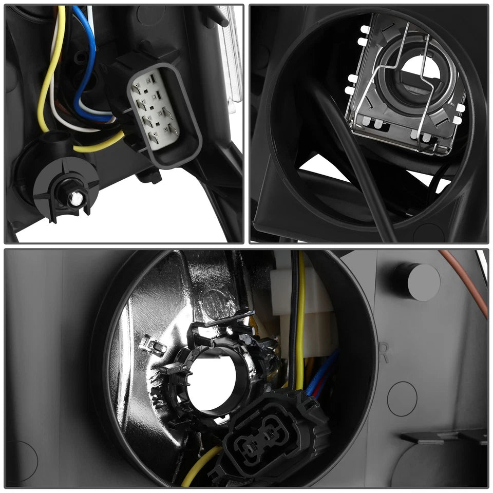 [HID] For 07-14 Cadillac Escalade ESV EXT Projector Headlight Lamps Chrome/Clear
