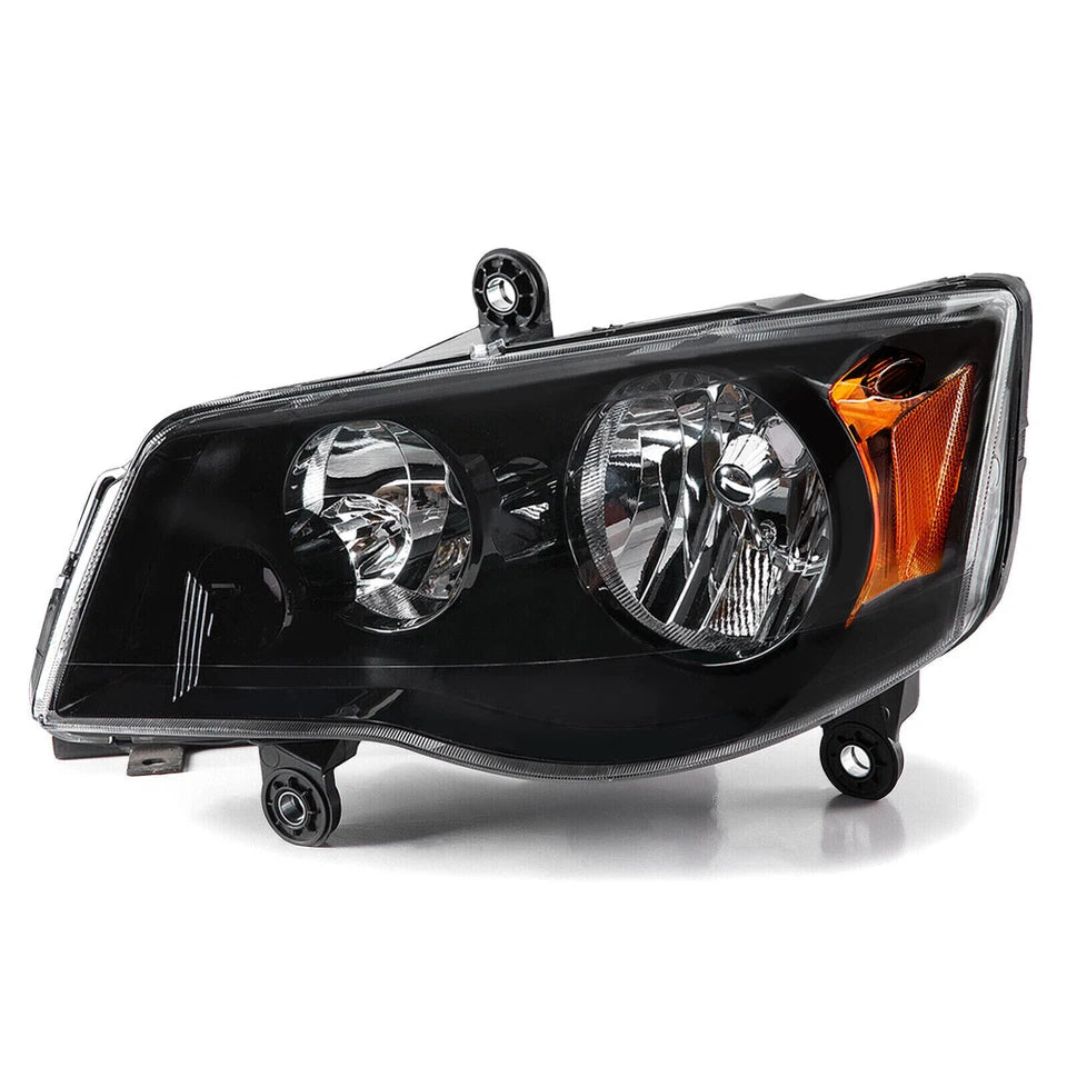 2Pcs Headlight For 2008-2016 Chrysler Town&Country 2011-2020 Dodge Grand Caravan
