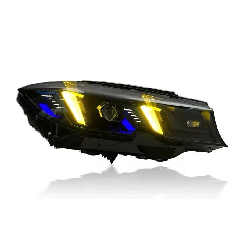 Snake Eye Headlights for BMW G20 330i M340i Dual Color LED