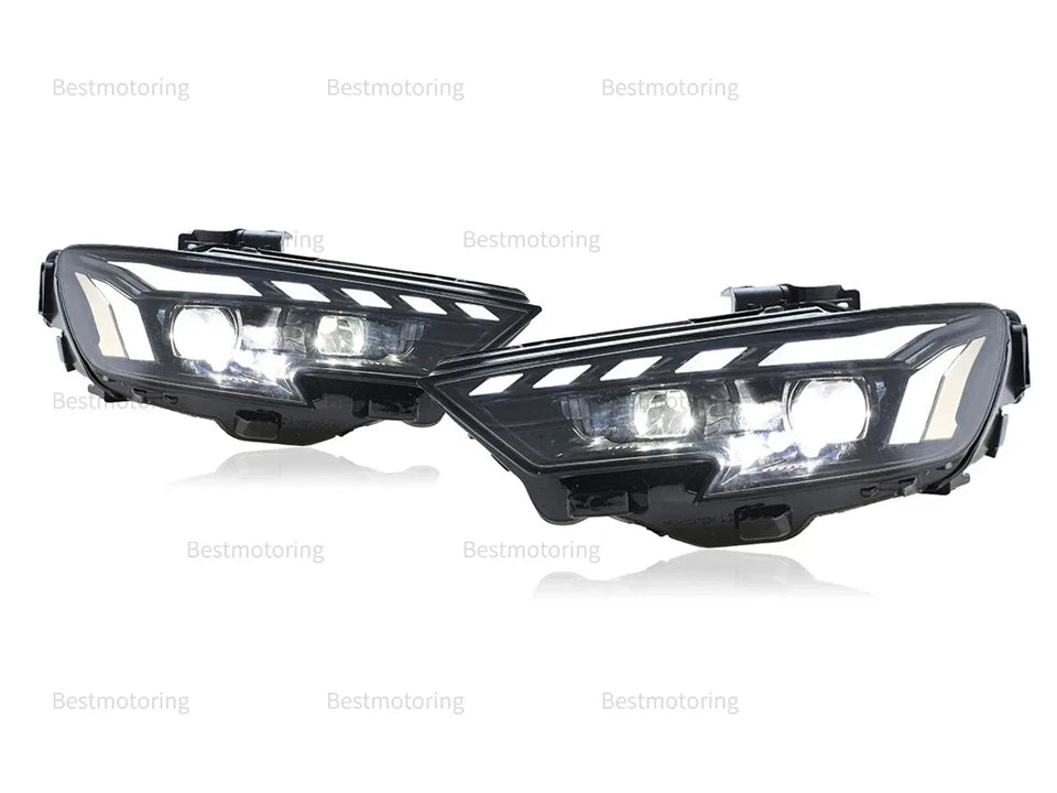 For AUDI A3 S3 8V 2017-2020 LED DRL Sequential Projector Headlights Assembly US