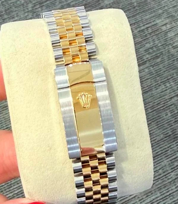 Rolex Datejust 41 Ref. 126333 Two Tone Jubilee Bracelet, Black Dial