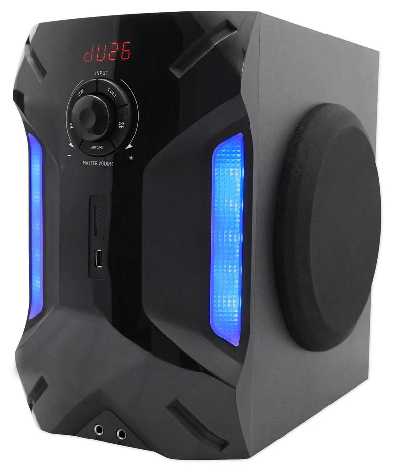 Rockville HTS56 1000w 5.1 Channel Home Theater System/Bluetooth/USB+8" Subwoofer