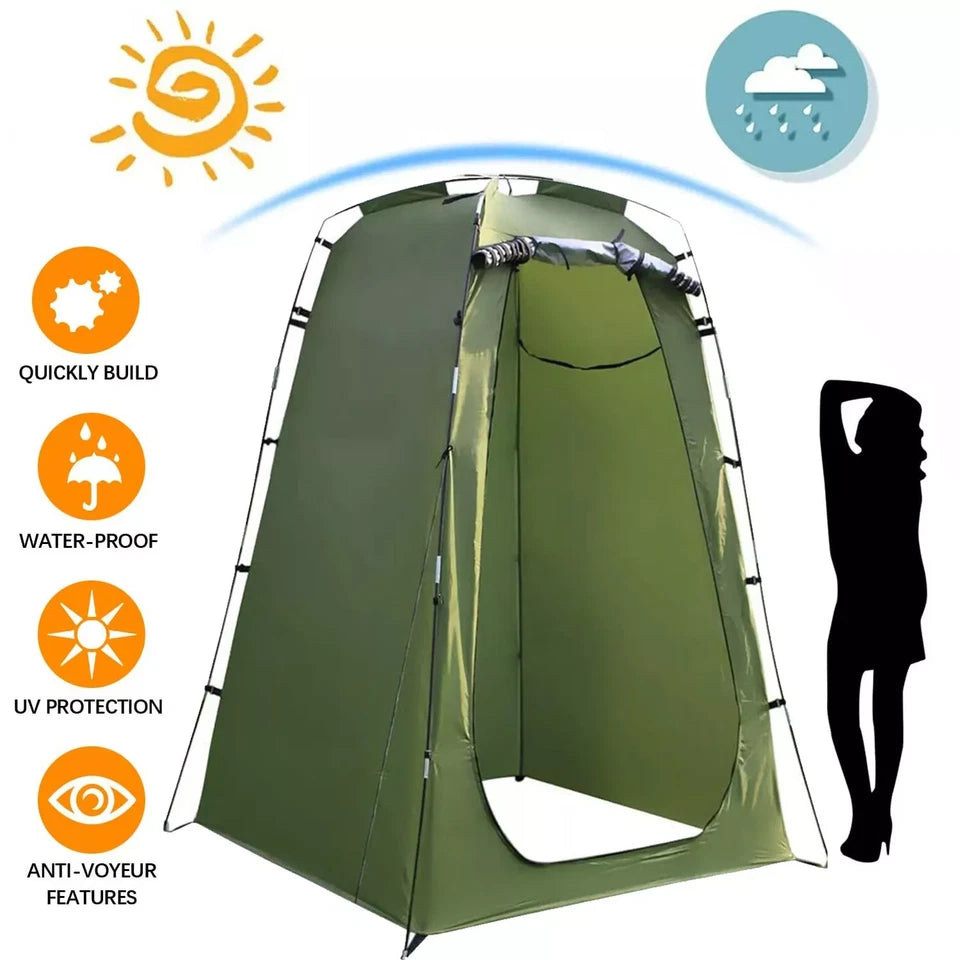 Portable Toilet and Privacy Tent for Adults, Pop Up Potty Tents Outdoors Toilets