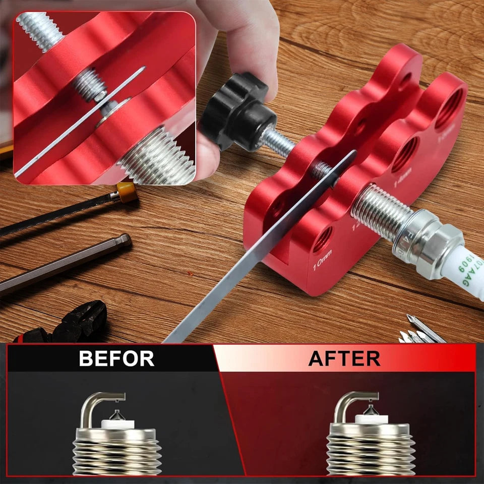 Universal Spark Plug Gap Tool for Most 10mm 12mm 14mm 16mm Spark Plugs with 1...