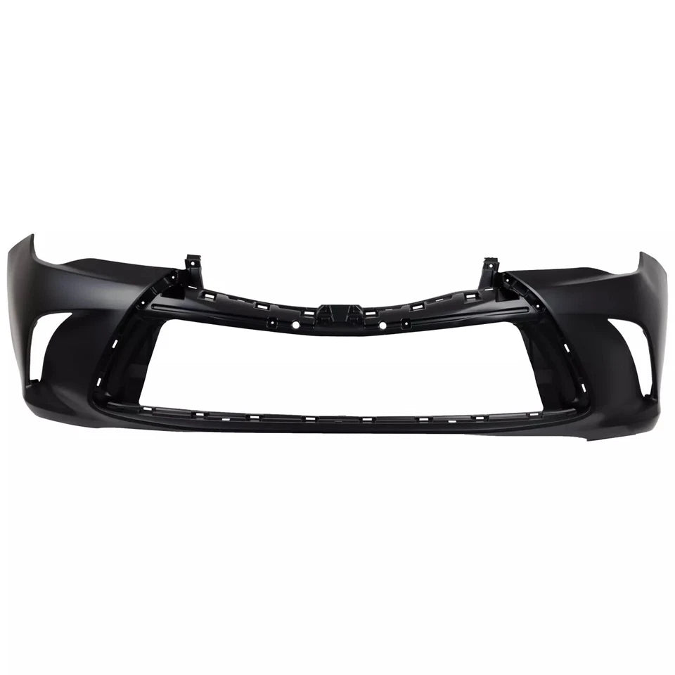 Front Bumper Cover+Upper Lower Grille For 2015 2016 2017 Toyota Camry